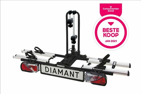 Pro-User Diamant (91739) | Trekhaak fietsendrager | Opvouwbaar