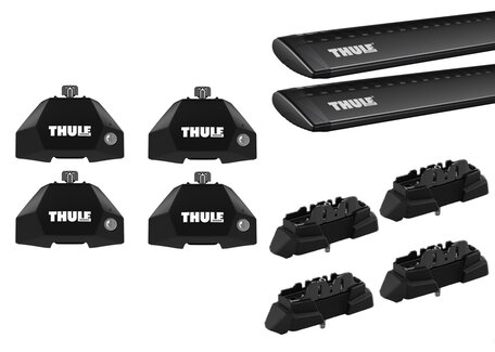 Thule dakdragers | Subaru Crosstrek vanaf 2023 vaste bevestigingspunten | WingBar Evo Black