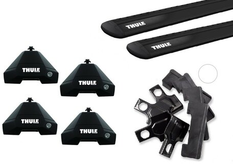 Thule dakdragers | Audi A3 sedan vanaf 2020 | WingBar Evo Black