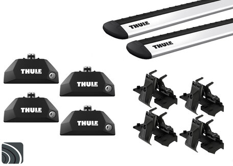 Thule WingBar dakdragers | Mitsubishi ASX| Dichte railing