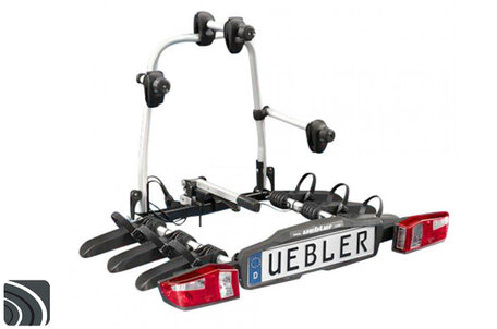 Uebler F32 (15830) | Trekhaak fietsendrager | opvouwbaar | 3 fietsen