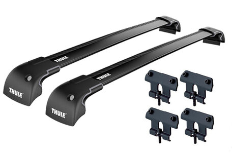 Thule WingBar Edge 9592 Black | Mazda 6 | sedan van 2008 tot 2012 | Fixpoints