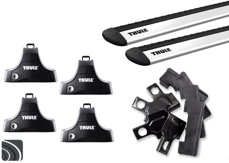 Thule WingBar | Hyundai Tucson | 2004 tot 2010 | Glad dak