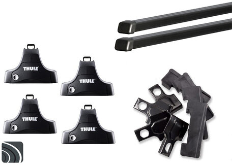 Thule dakdragers | Ford Mondeo wagon | 2000 tot 2007 | Glad dak | Staal