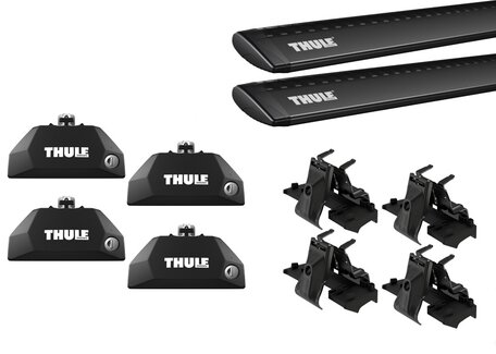 Thule WingBar Evo Black dakdragers | BMW iX3 vanaf 2021 | Geïntegreerde railing