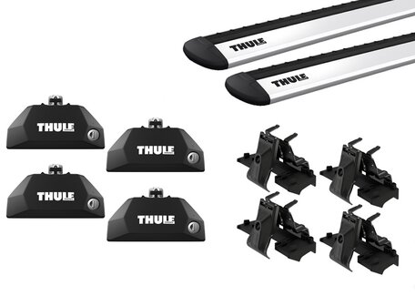 Thule WingBar Evo dakdragers | BMW iX3 vanaf 2021 | Geïntegreerde railing